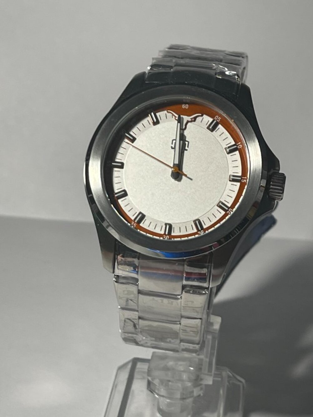 Texas Longhorns OFFICIAL NCAA Stainless-Steel Watch by Jack Mason NEW